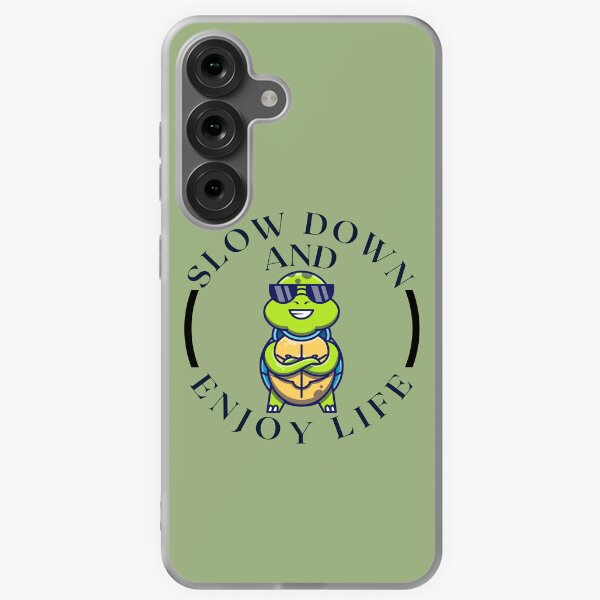 Item preview,  Chill Turtle - Slow Down and Enjoy Life Inspirational Design designed and sold by Hill Strom.