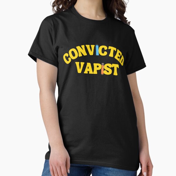 Aperçu de l'œuvre Ensemble d’autocollants Vapist condamné / T-shirt créée et vendue par DiverseDazzle.