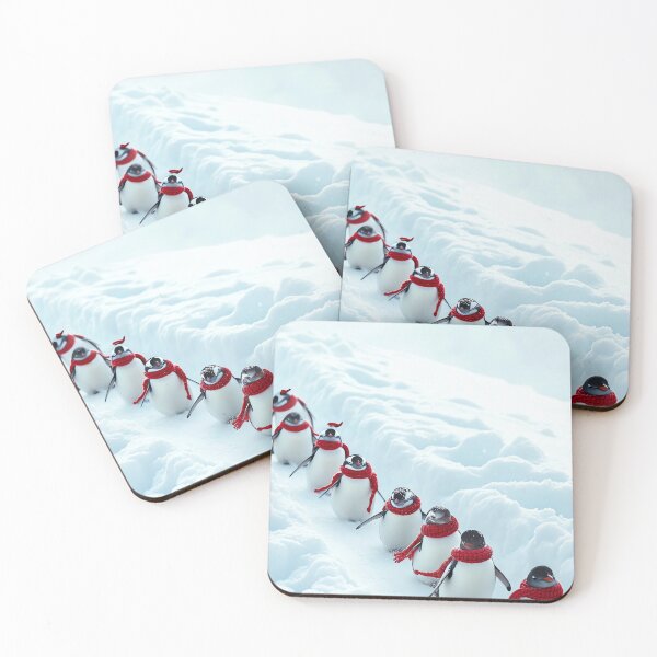 Item preview, Sliding Penguin Parade designed and sold by cute-animals99.