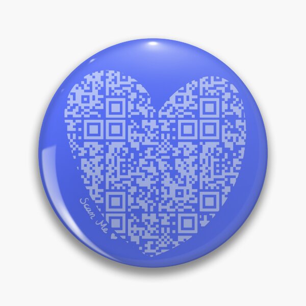 Item preview, Pastel Purple Rick Astley Rickroll QR Code Heart Art designed and sold by Victoria Lehnard.