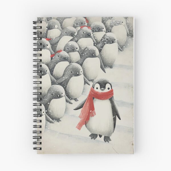 Item preview, Sliding Penguin Parade designed and sold by cute-animals99.
