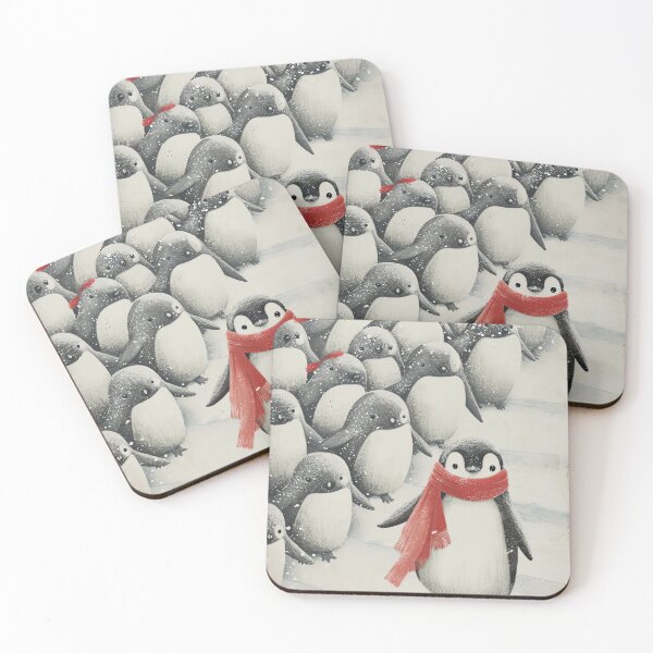 Item preview, Sliding Penguin Parade designed and sold by cute-animals99.