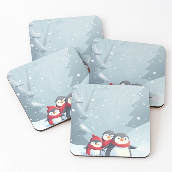 Item preview, Sliding Penguin Parade designed and sold by cute-animals99.