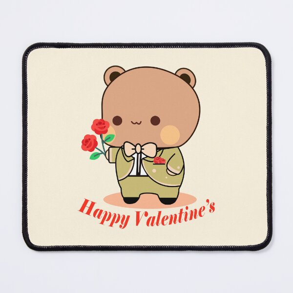Item preview, BUBUDUDU Valentine Day, Bear Your Heart - Dudu's Valentine Roses, Love in Bloom, Bubu Dudu designed and sold by FEBRICAST.