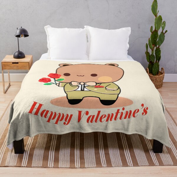 Item preview, BUBUDUDU Valentine Day, Bear Your Heart - Dudu's Valentine Roses, Love in Bloom, Bubu Dudu designed and sold by FEBRICAST.
