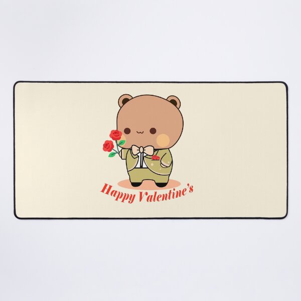 Item preview, BUBUDUDU Valentine Day, Bear Your Heart - Dudu's Valentine Roses, Love in Bloom, Bubu Dudu designed and sold by FEBRICAST.