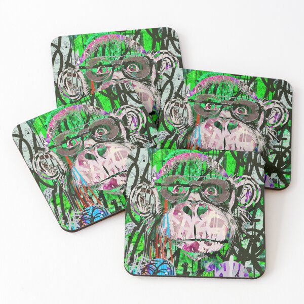 Item preview, Crazy Monkey Graffiti designed and sold by blackink-design.