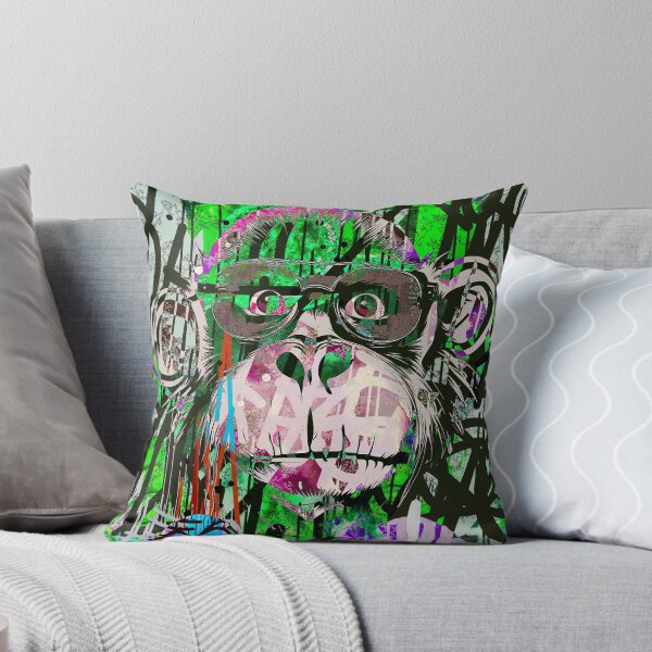 Item preview, Crazy Monkey Graffiti designed and sold by blackink-design.