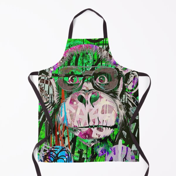 Item preview, Crazy Monkey Graffiti designed and sold by blackink-design.