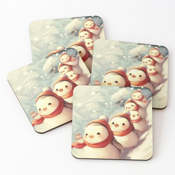 Item preview, Playful Penguin Sliders designed and sold by cute-animals99.