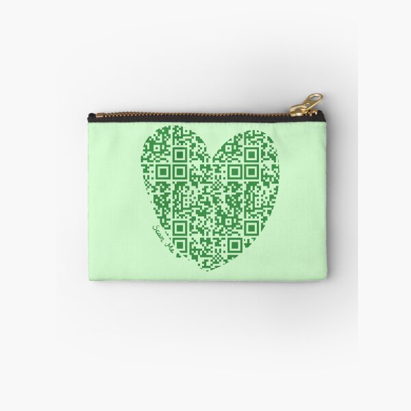 Item preview, Green Rick Astley Rickroll QR Code Heart Art designed and sold by Victoria Lehnard.