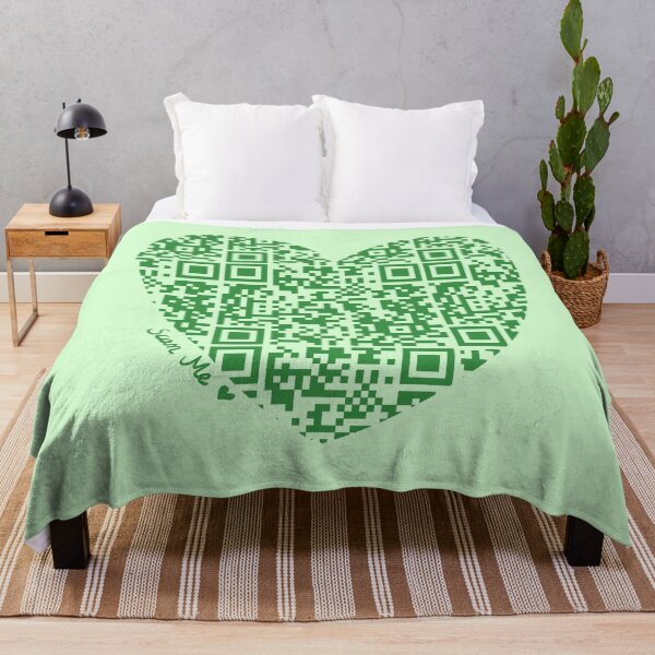 Item preview, Green Rick Astley Rickroll QR Code Heart Art designed and sold by Victoria Lehnard.