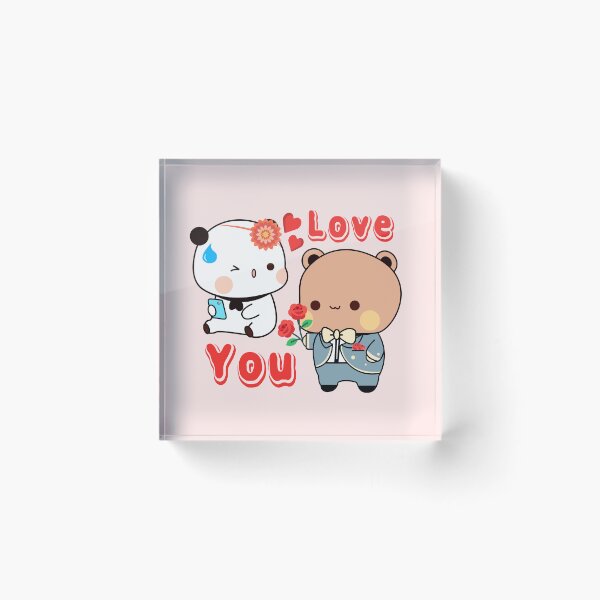 Item preview, Bubu And Dudu's Valentine Charm - Bear Hugs & Blossoming Love, Love you BUBU DUDU designed and sold by FEBRICAST.