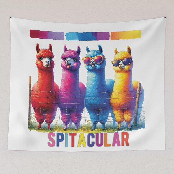 Item preview, Spitacular Cute Alpaca designed and sold by Random Designs.