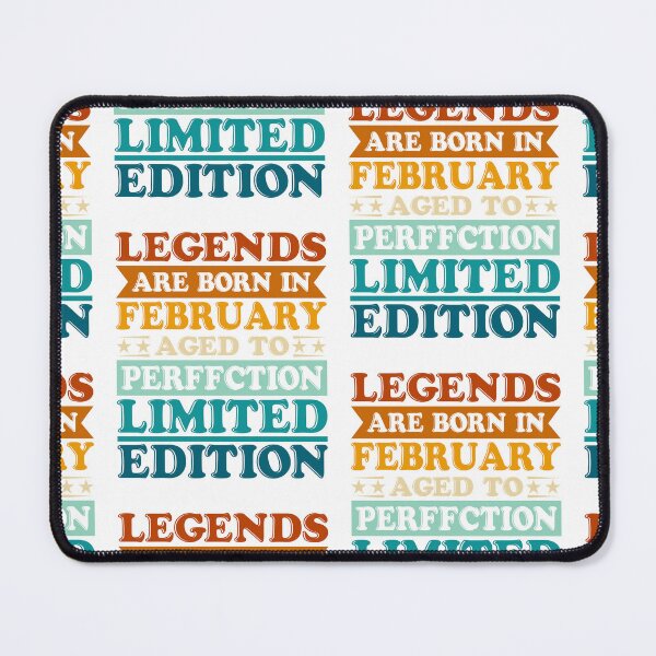 Item preview, Legend Are Born February Birthday Anniversary Retro Vintage designed and sold by roboartpixel.
