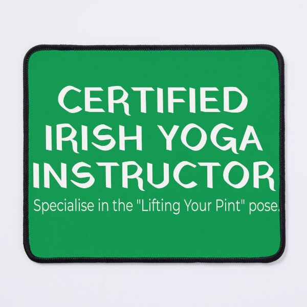 Item preview, Certified Irish Yoga Instructor - St. Patrick's Day designed and sold by QuinnCloset.