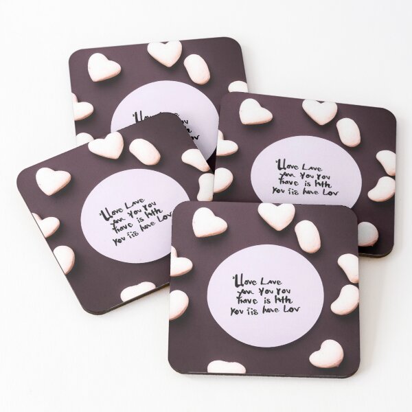 Item preview, hearts of marshmallows designed and sold by TroviTutto.