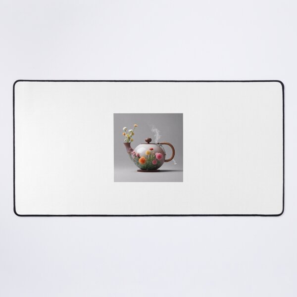 Item preview, rose decorated teapot designed and sold by designerTurker.
