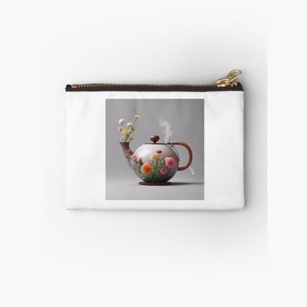Item preview, rose decorated teapot designed and sold by designerTurker.
