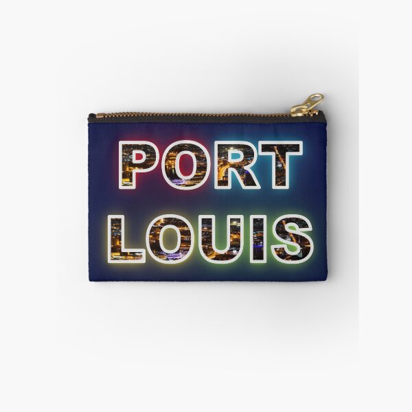 Item preview, Illuminated Port Louis: Typography by Night, Mauritius (Independence Day of Mauritius) designed and sold by PING 999 STUDIO.