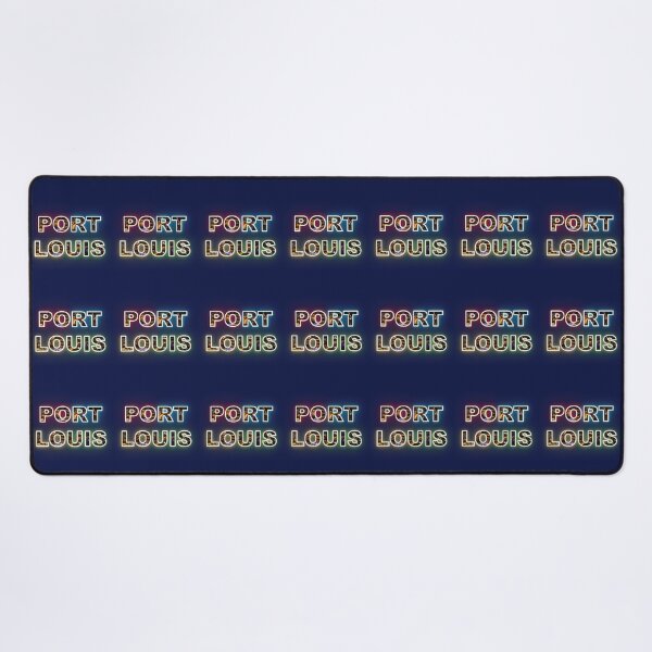 Item preview, Illuminated Port Louis: Typography by Night, Mauritius (Independence Day of Mauritius) designed and sold by RvinJo8.