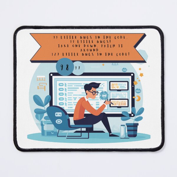 Item preview, Bugs in the code designed and sold by Sleek Sketch Studio.