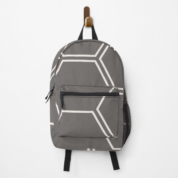 Item preview, Minimalist Grey Colour | White Hexagon Design designed and sold by PexelAlchemy.