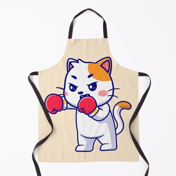 Item preview, Purr-fect Punch: Cute Cat Boxing Cartoon designed and sold by hjian8219.