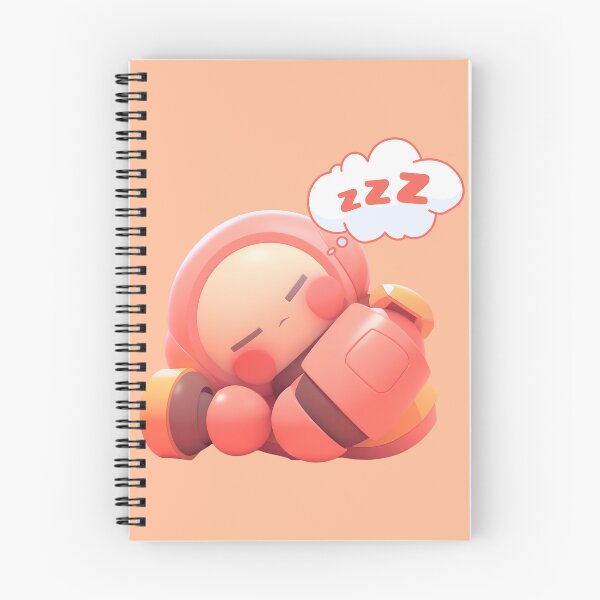 Item preview, Peach Fuzz Sleeping Robot PFSR-1 (transparent background) designed and sold by Mecha Brave Studio.