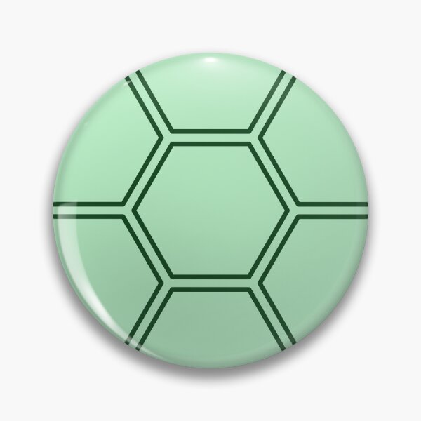Item preview, Minimalist Light Green Colour | Dark Green Hexagon Design  designed and sold by PexelAlchemy.