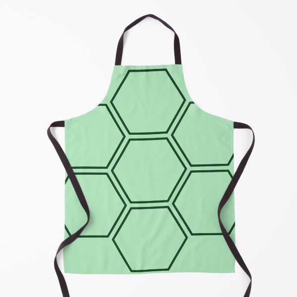 Item preview, Minimalist Light Green Colour | Dark Green Hexagon Design designed and sold by PexelAlchemy.
