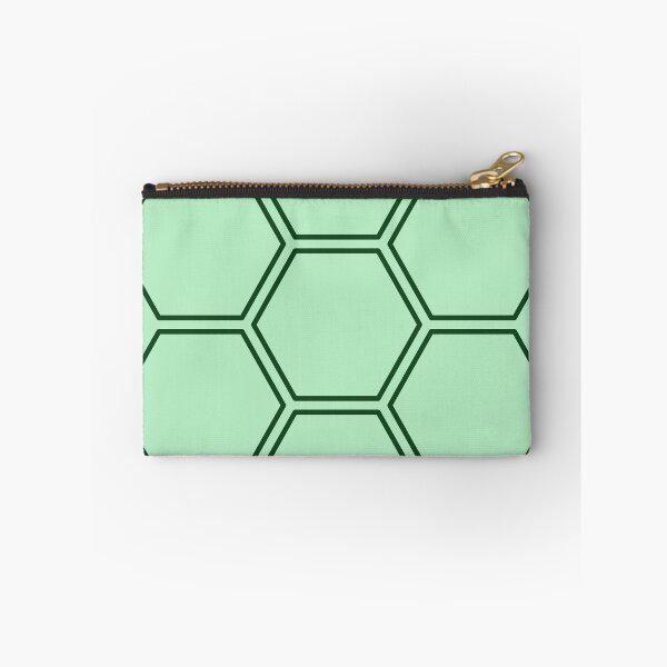 Item preview, Minimalist Light Green Colour | Dark Green Hexagon Design  designed and sold by PexelAlchemy.