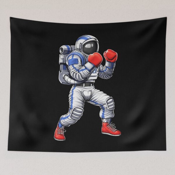 Item preview, Boxing Astronaut designed and sold by underheaven.