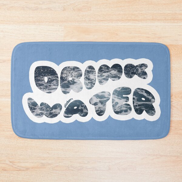 Item preview, Drink water, water font designed and sold by lizxberry.
