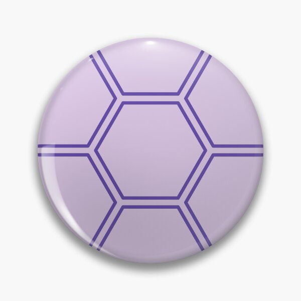 Item preview, Minimalist Light Purple Colour | Dark Purple Hexagon Design  designed and sold by PexelAlchemy.