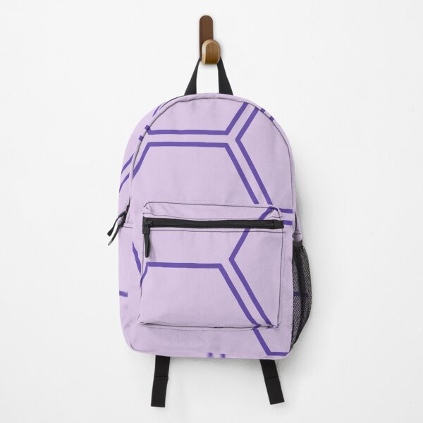 Item preview, Minimalist Light Purple Colour | Dark Purple Hexagon Design designed and sold by PexelAlchemy.