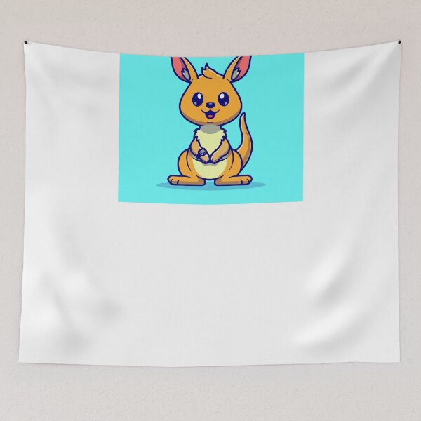 Item preview, Kangaroo Cutie: Cartoon Vector Icon" designed and sold by hjian8219.