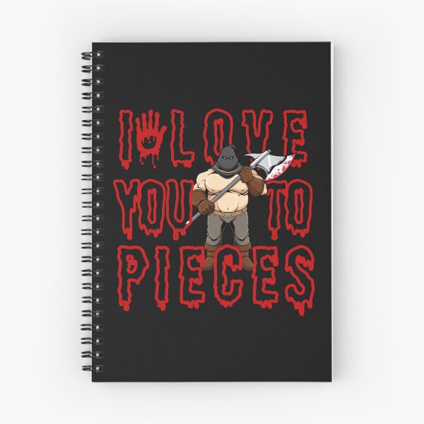 Item preview, I love you to pieces Creepy Love Quote Horror Addict Valentines Day or Valloween designed and sold by CyberArtistOne.