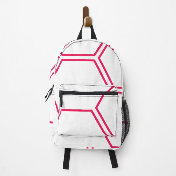 Item preview, Minimalist Light Red Colour | Dark Red Hexagon Design designed and sold by PexelAlchemy.