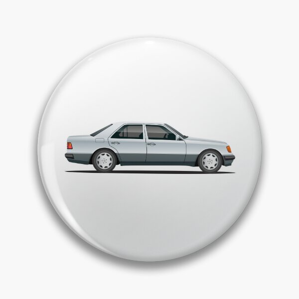 Item preview, W124 500E Silver Grey Car Art designed and sold by ed-designs.