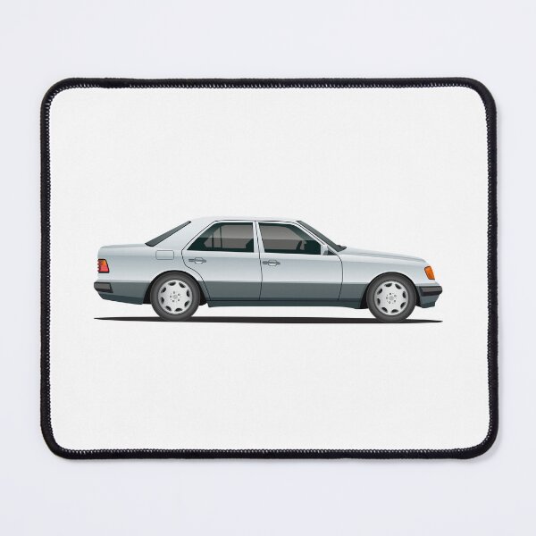 Item preview, W124 500E Silver Grey Car Art designed and sold by ed-designs.