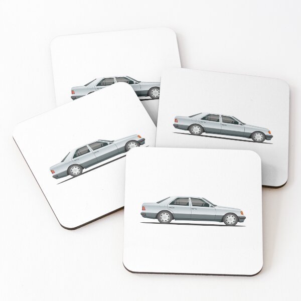 Item preview, W124 500E Silver Grey Car Art designed and sold by ed-designs.