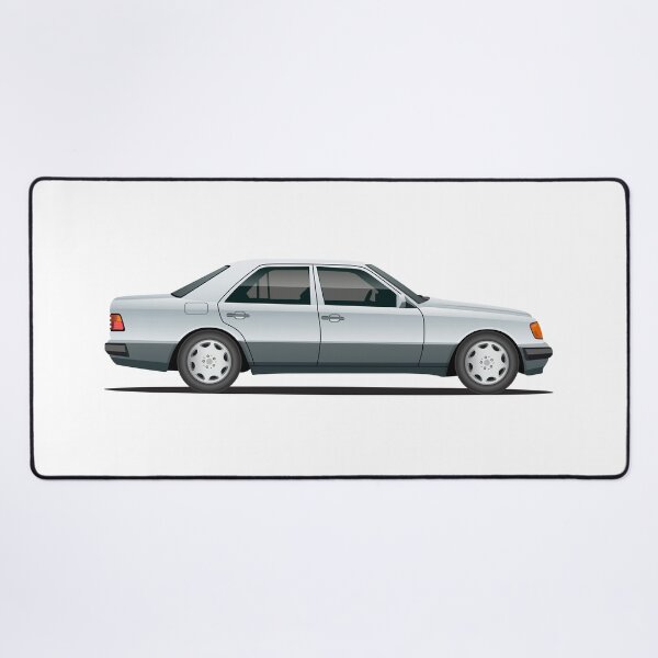 Item preview, W124 500E Silver Grey Car Art designed and sold by ed-designs.