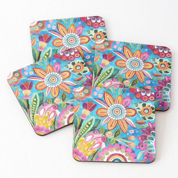Item preview, Funky Flowers | Colorful Painting designed and sold by JackrabbitPub.