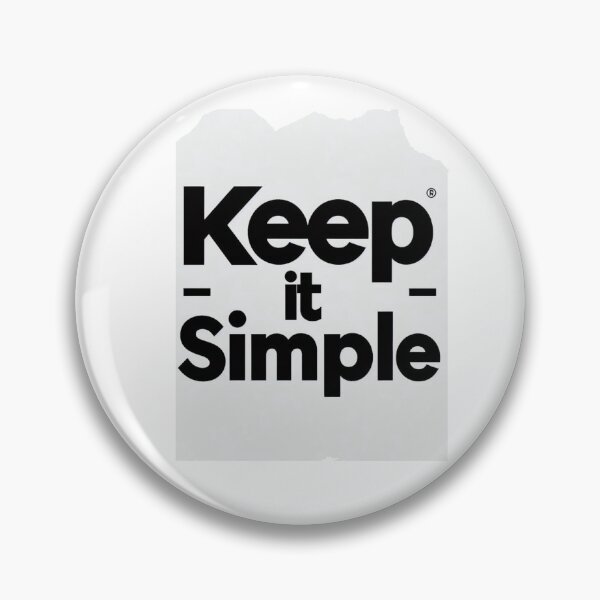 Item preview, Keep it Simple 1 designed and sold by YVESTEP.