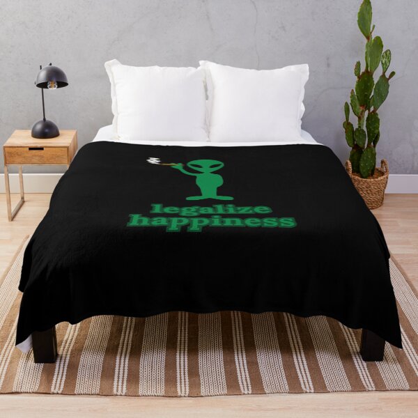 Item preview, Stoner Alien | Legalize Happiness | Green Graphic designed and sold by StonerAlienShop.