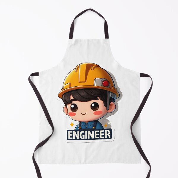 Item preview, Cute Engineer Sticker designed and sold by Nuvio Designs.