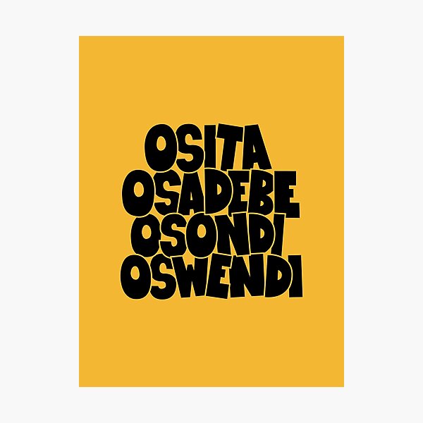 Item preview, Osita Osadebe: Celebrating the Iconic Osondi Oswendi - Igbpo Highlife Nigeria designed and sold by Boogosh.