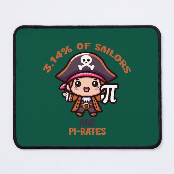 Item preview, Pi Percent Of Sailors Are Pi-rates Kawaii designed and sold by Lelijo.