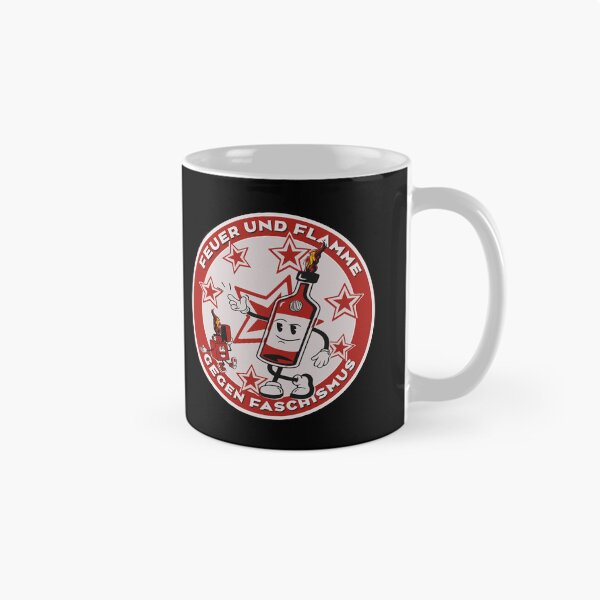 Item preview, Fire and flame against fascism - Antifa designed and sold by Dunkelflaute.